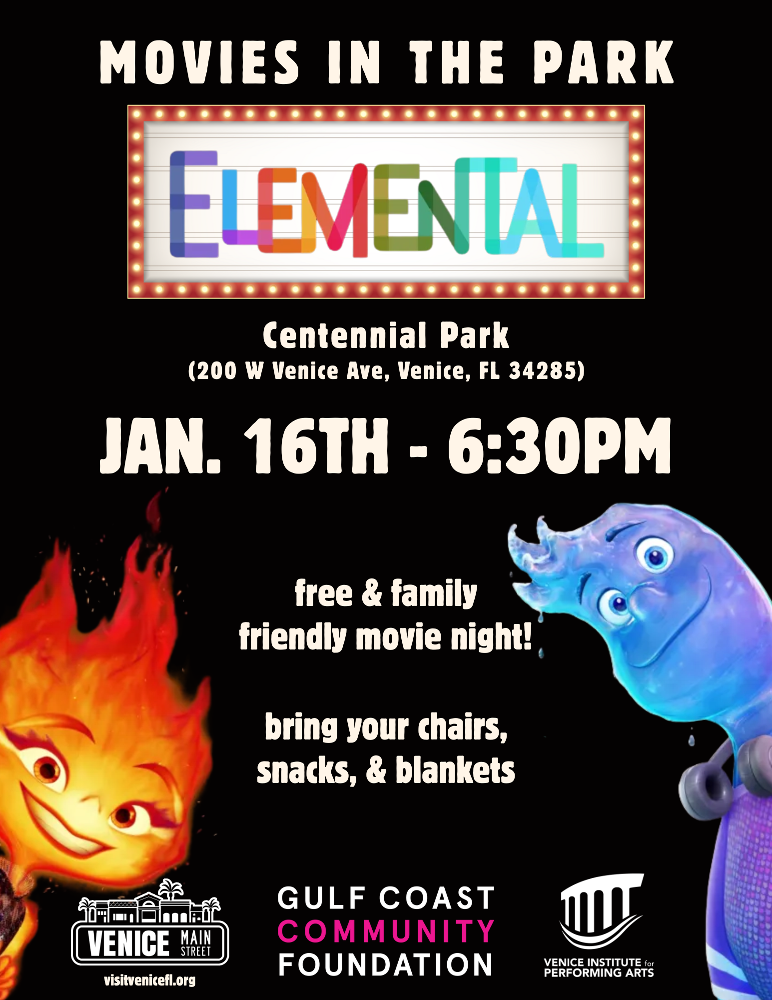 January Movie in the Park